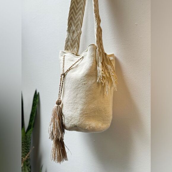 XL Minamalistic Wayuu mochila bags Columbian Woven crossb… - Picture 1 of 7